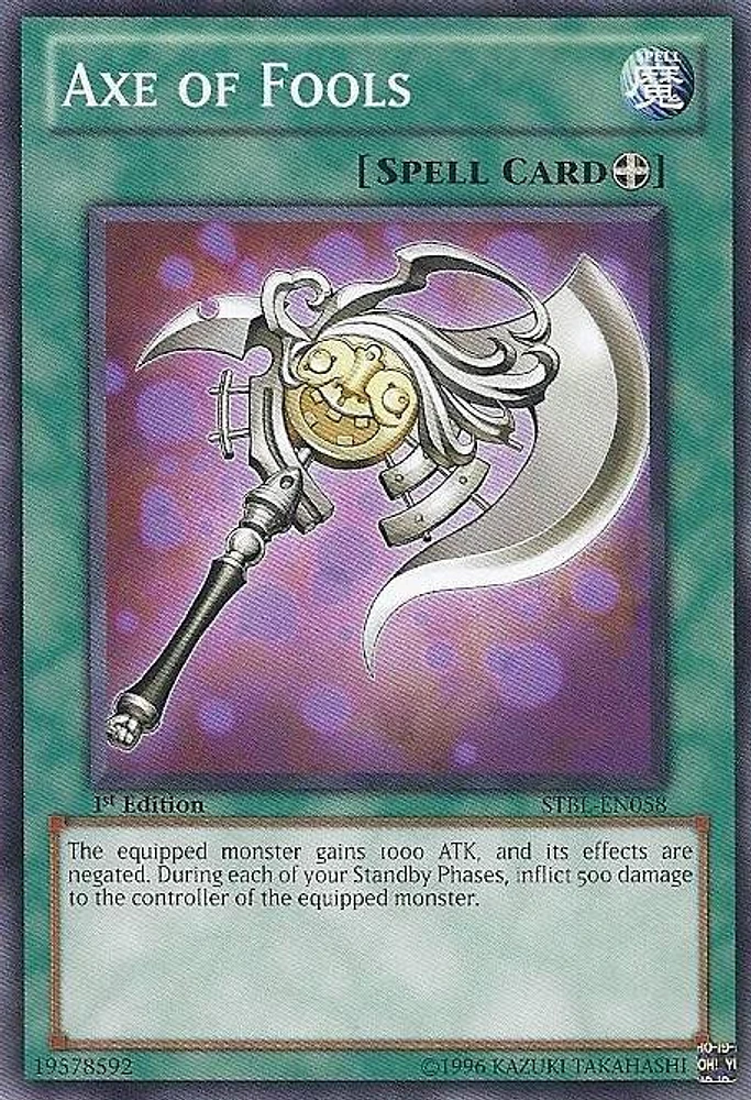 Axe of Fools - STBL-EN058 - Common - Unlimited Edition