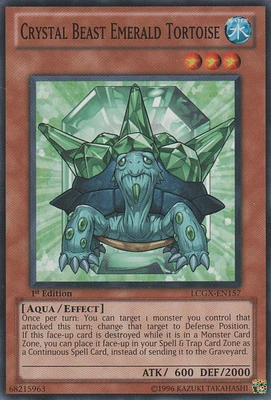 Crystal Beast Emerald Tortoise - LCGX-EN157 - Common - 1st Edition