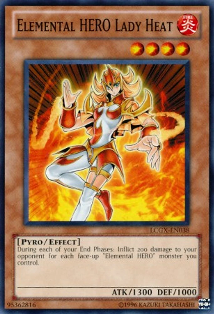 Elemental HERO Lady Heat - LCGX-EN038 - Common - 1st Edition