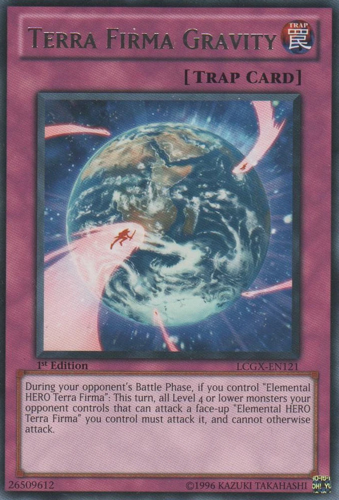 Terra Firma Gravity - LCGX-EN121 - Rare - 1st Edition