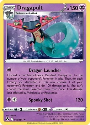 Dragapult - 089/195 Holo Rare