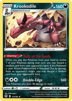 Krookodile - 113/195 Holo Rare