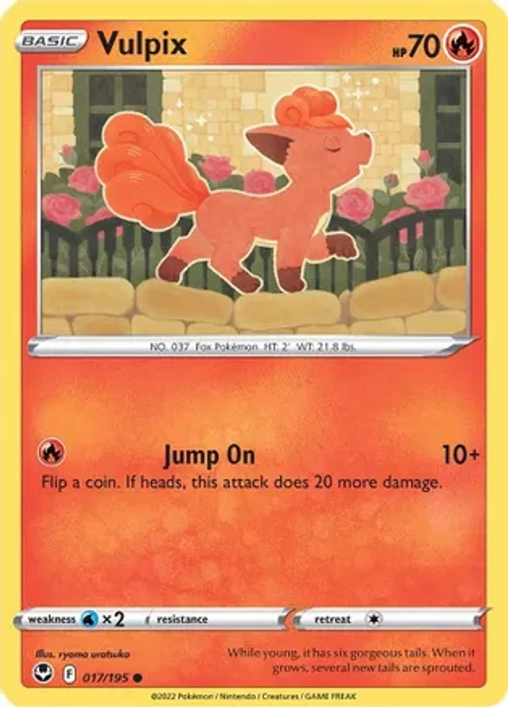 Vulpix - 017/195 Common Reverse Holo