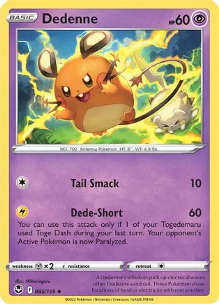 Dedenne - 085/195 Uncommon Reverse Holo