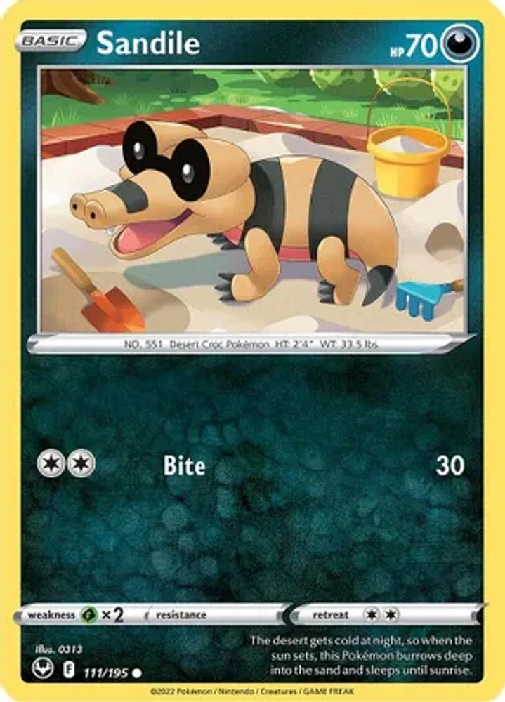 Sandile - 111/195 Common Reverse Holo