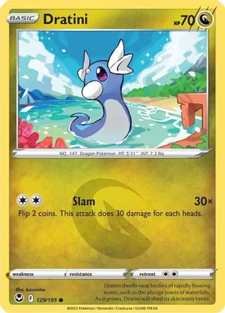 Dratini - 129/195 Common Reverse Holo