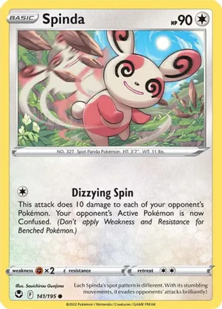 Spinda - 141/195 Common Reverse Holo