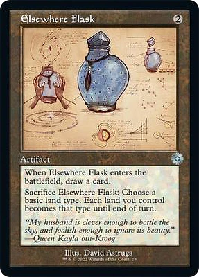 Elsewhere Flask - Retro Schematic