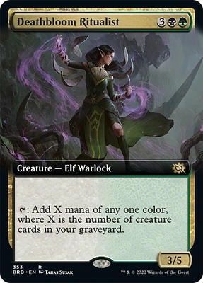 Deathbloom Ritualist - Extended Art