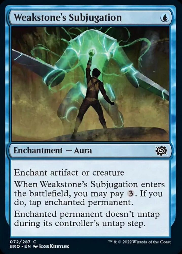 Weakstone's Subjugation - Foil