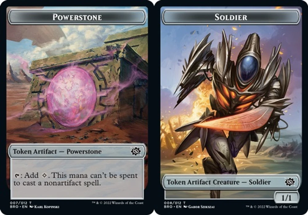 Powerstone Token // Soldier Token () Double-Sided Token