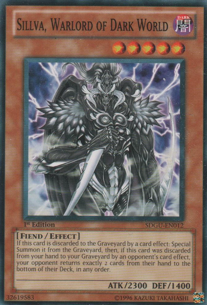 Sillva, Warlord of Dark World - SDGU-EN012 - Common - 1st Edition