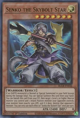 Senko the Skybolt Star - BLCR-EN036 - Ultra Rare - 1st Edition