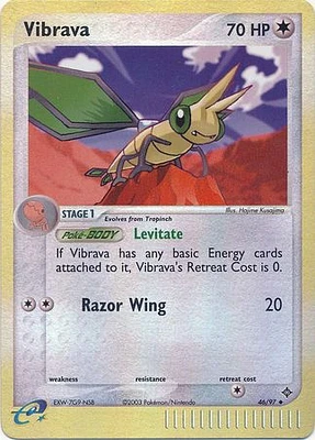 Vibrava - 46/97 - Uncommon - Reverse Holo