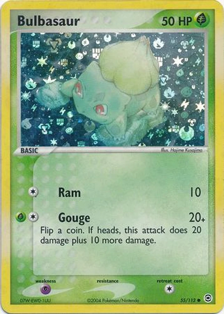 Bulbasaur - 55/112 - Common - Reverse Holo