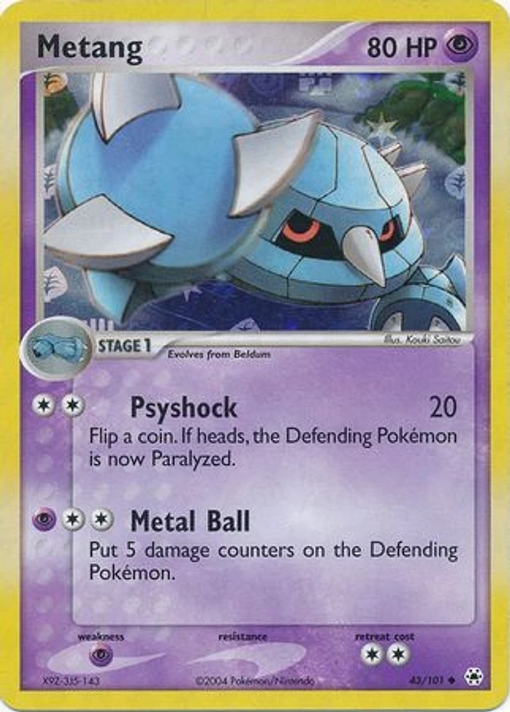 Metang - 43/101 - Uncommon - Reverse Holo