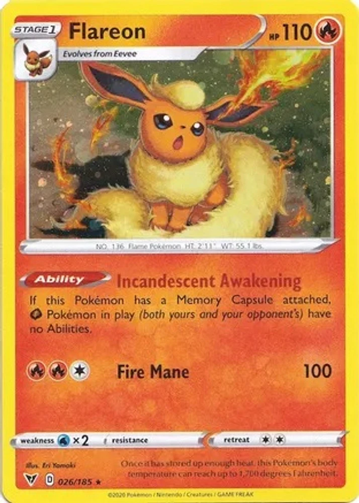 Flareon - 026/185 - Cosmos Holo