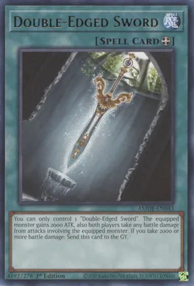 Double-Edged Sword - AMDE-EN043 - Rare - 1st Edition