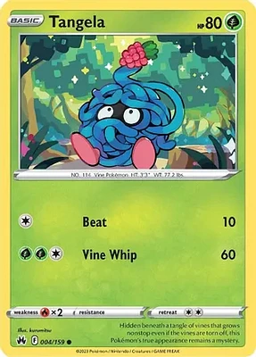 Tangela - 004/159 - Common - Reverse Holo