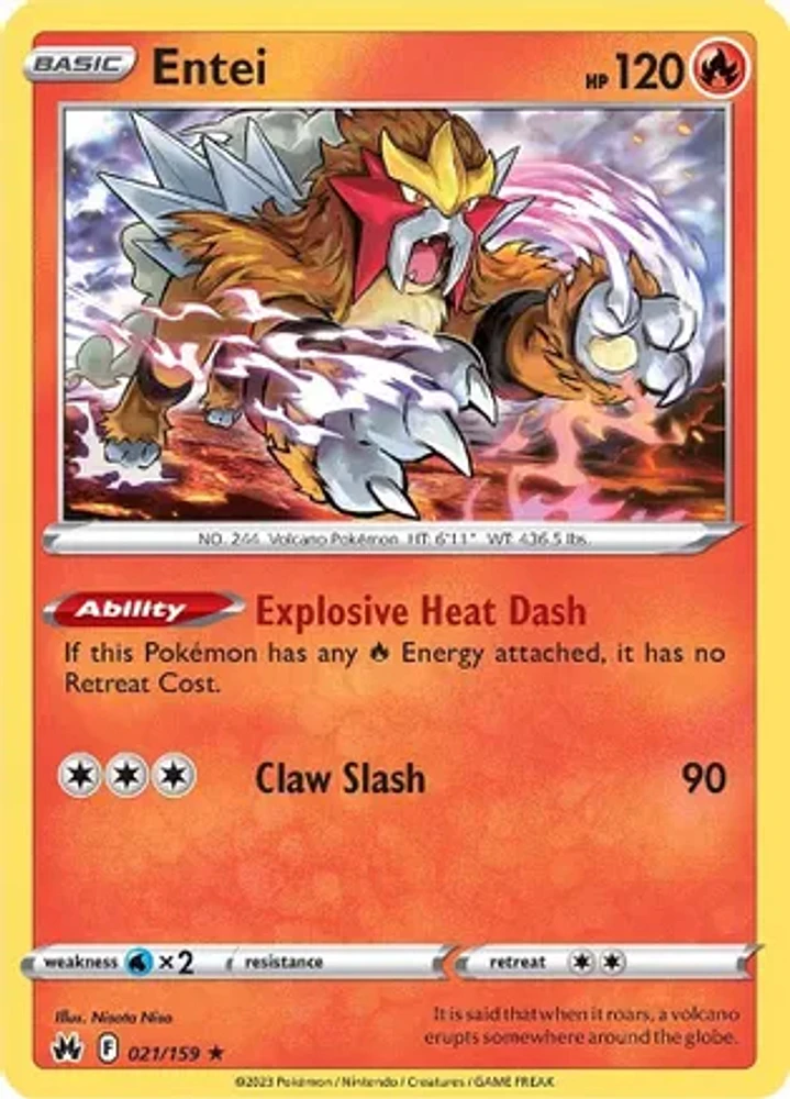 Entei - 021/159 - Holo Rare