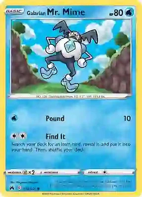 Galarian Mr. Mime - 030/159 Common Reverse Holo