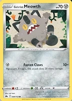 Galarian Meowth - 084/159 - Common - Reverse Holo