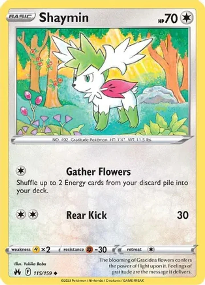 Shaymin - 115/159 - Uncommon - Reverse Holo