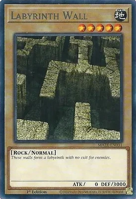 Labyrinth Wall - MAZE-EN031 - Rare - 1st Edition