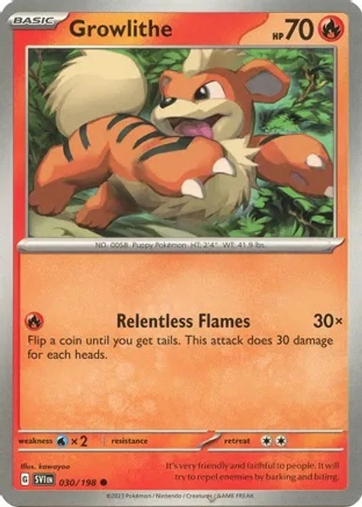 Growlithe - 030/198 - Common