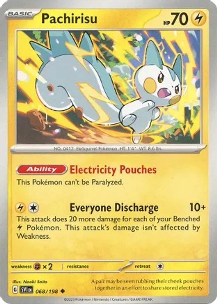 Pachirisu - 068/198 - Uncommon