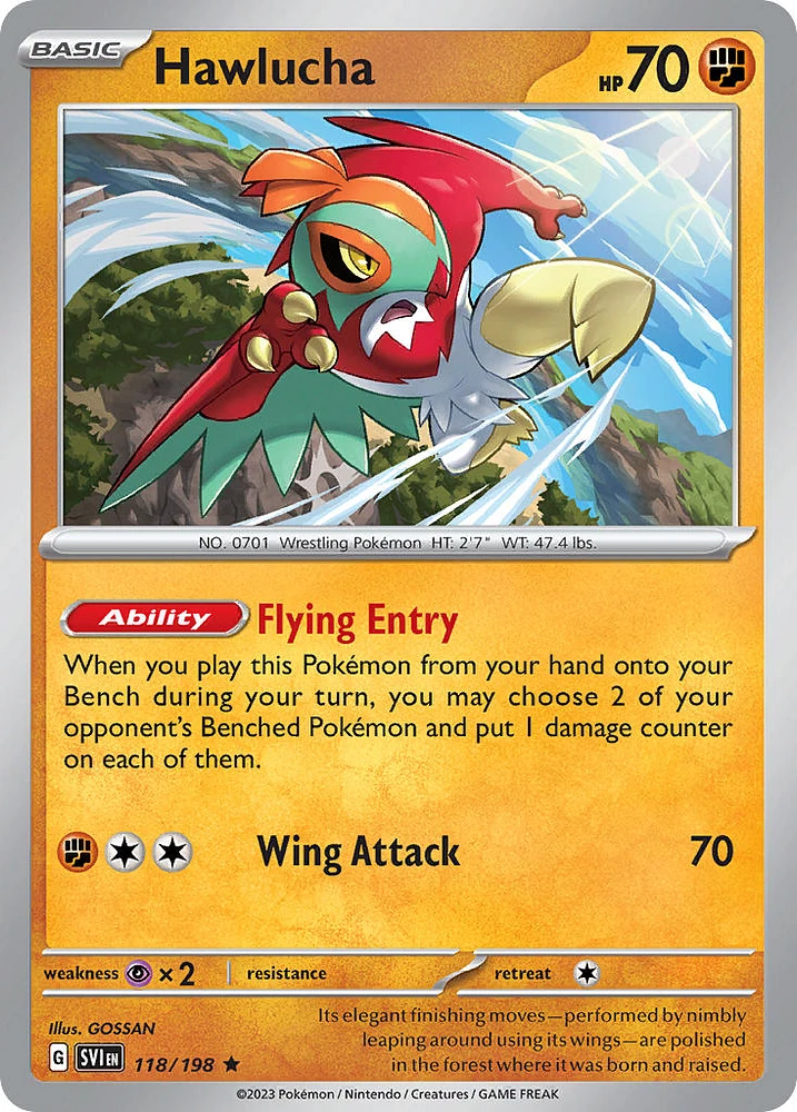 Hawlucha - 118/198 - Holo Rare