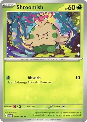 Shroomish - 003/198 - Common - Reverse Holo