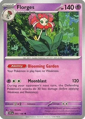 Florges - 093/198 - Uncommon - Reverse Holo