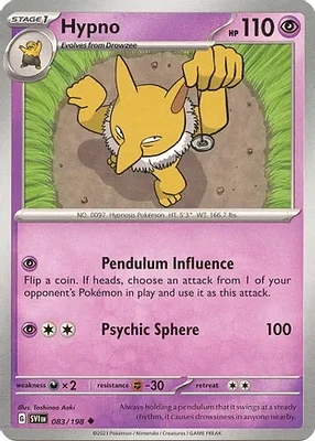 Hypno - 083/198 - Uncommon - Reverse Holo