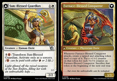 Sun-Blessed Guardian // Furnace-Blessed Conqueror