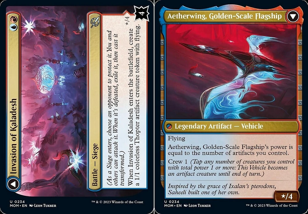 Invasion of Kaladesh // Aetherwing, Golden-Scale Flagship - Foil