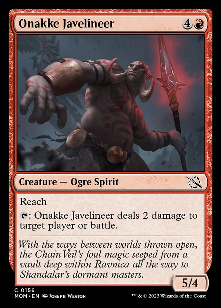 Onakke Javelineer - Foil