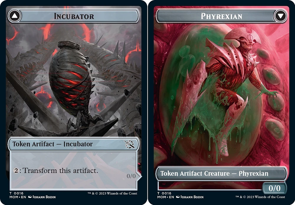 Incubator () // Phyrexian () Double-Sided Token