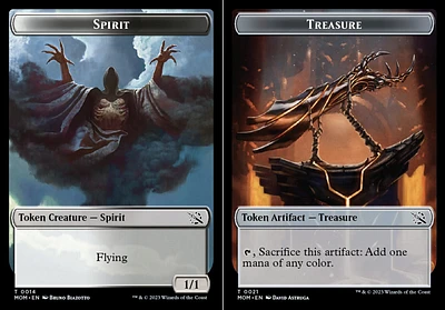 Spirit (014) // Treasure (021) Double-Sided Token - Foil