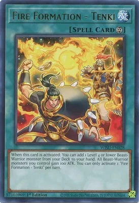 Fire Formation - Tenki - WISU-EN028 - Rare - 1st Edition