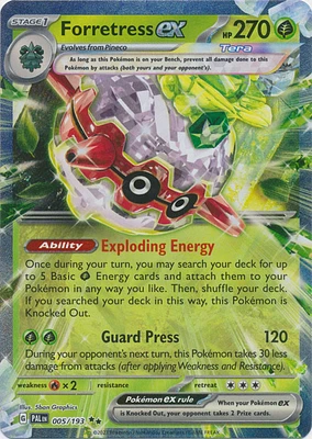 Forretress ex - 005/193 - Double Rare