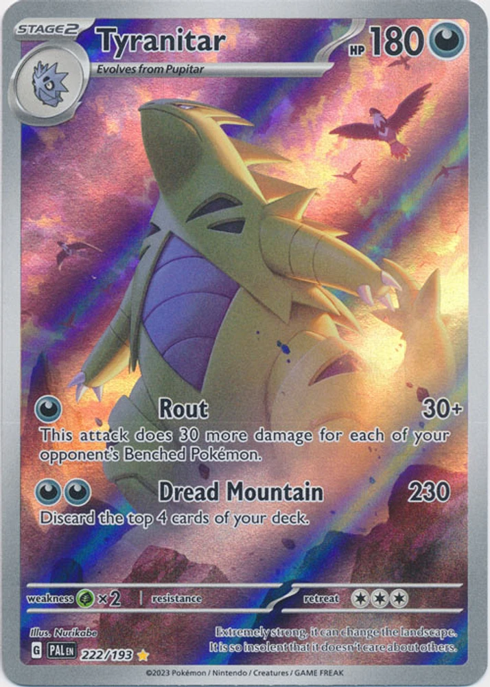 Tyranitar - 222/193 - Illustration Rare