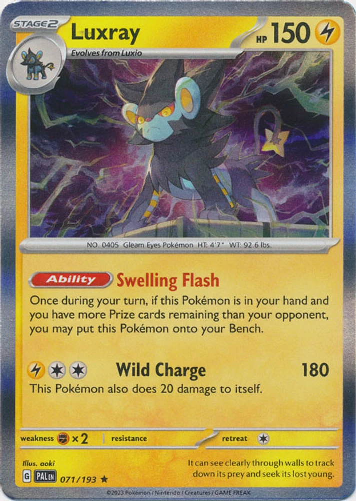 Luxray - 071/193 - Holo Rare