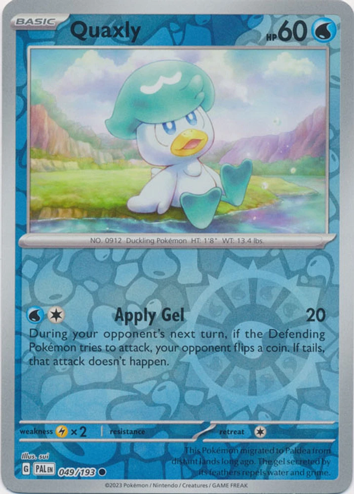 Quaxly - 049/193 - Common - Reverse Holo
