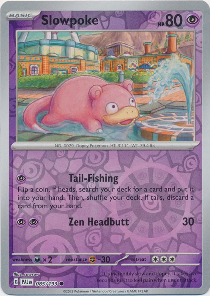 Slowpoke - 085/193 - Common - Reverse Holo