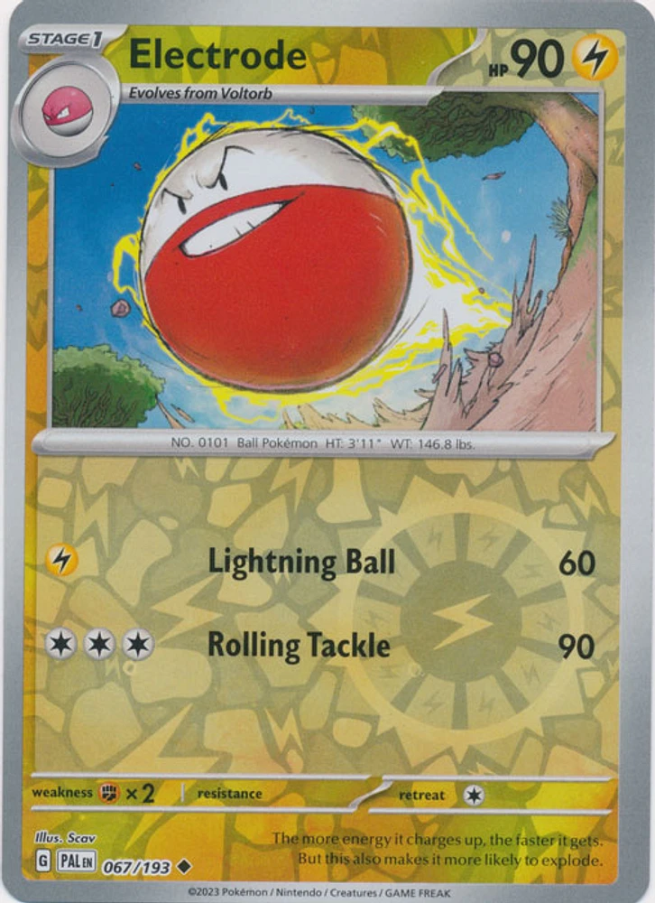 Electrode - 067/193 - Uncommon - Reverse Holo