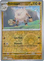 Primeape - 107/193 - Uncommon - Reverse Holo