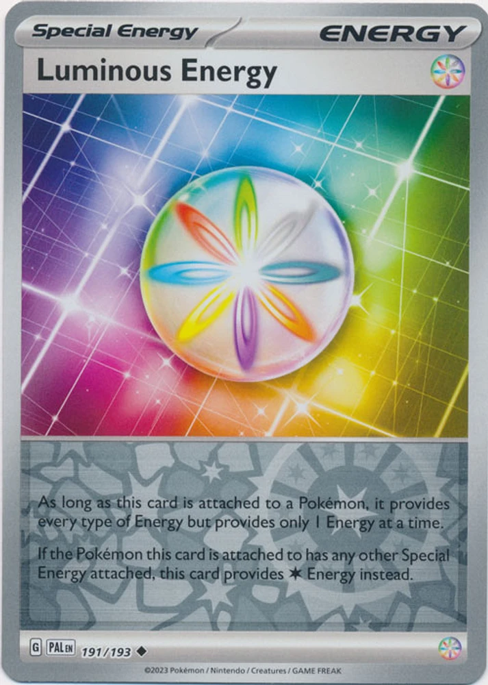 Luminous Energy - 191/193 - Uncommon - Reverse Holo