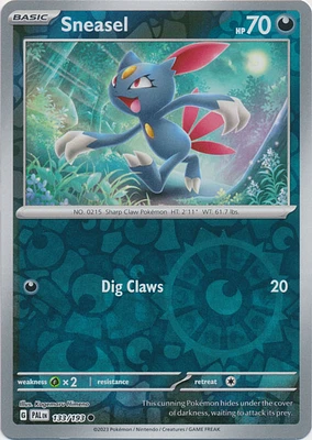 Sneasel - 133/193 - Common - Reverse Holo