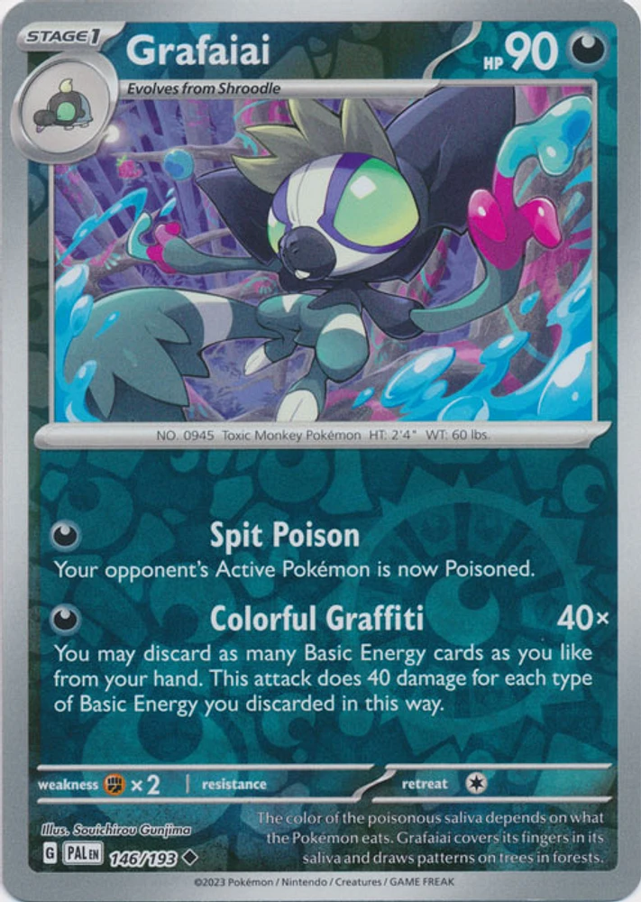 Grafaiai - 146/193 - Uncommon - Reverse Holo